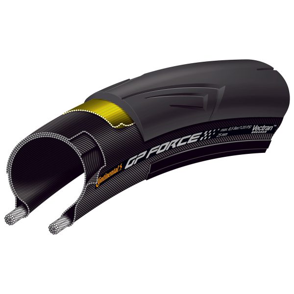 Neumático Continental Grand Prix Force 3 700 x 25C Negro (010130) - Imagen 2